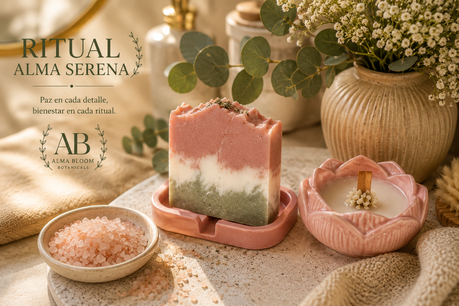 Ritual Alma Serena – Matcha & Rosa