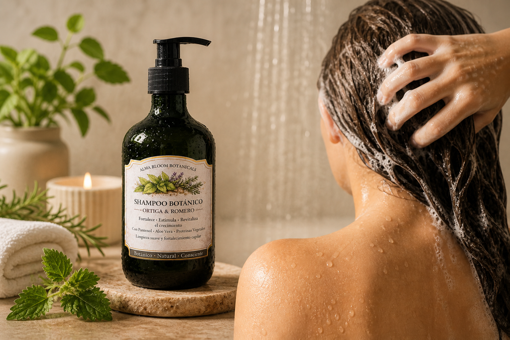 Shampoo Botánico Fortalecedor – Romero & Ortiga